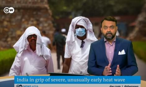 由于气候变化，印度遭遇了严重的、异常早的热浪